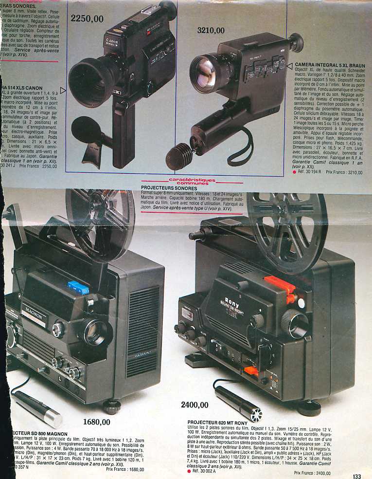 Caméra Revue Automatic Super 8 225 - Pour Pièces Détachées Ou Collection
