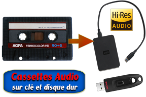Quel est le prix d'une numérisation de cassettes audio ?