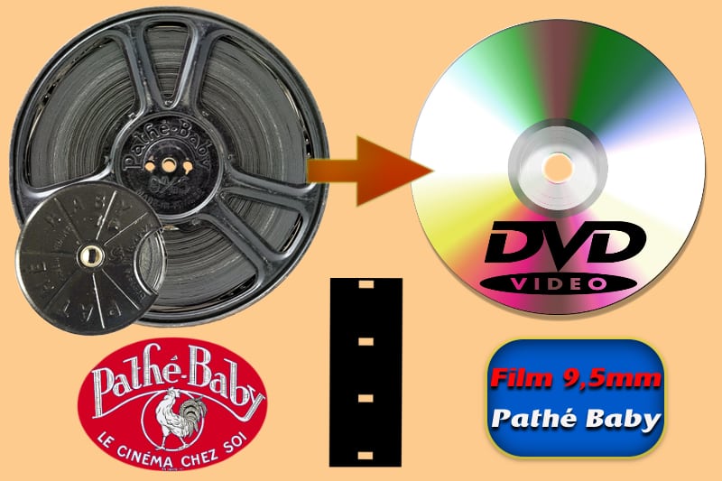 Film Pathé Baby 9.5mm sur DVD