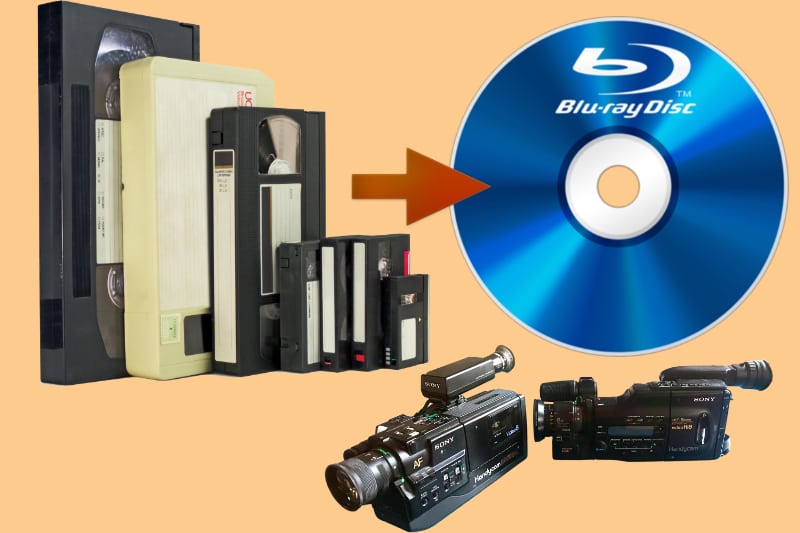 Numérisation Cassettes vidéos - Transfert sur Blu-Ray Disc