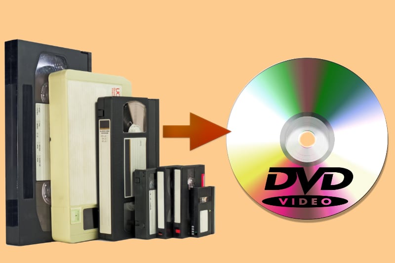 Numérisation de cassettes videos VHS Hi8 Video 8