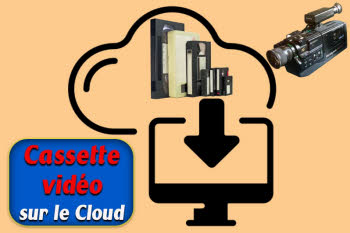 Numérisation de Cassettes videos de magnétoscope et de camescope VHS, VHS-C, S-VHS, Video8, Hi8, Mini-DV, HDV, U-matic, Digital 8 sur le Cloud